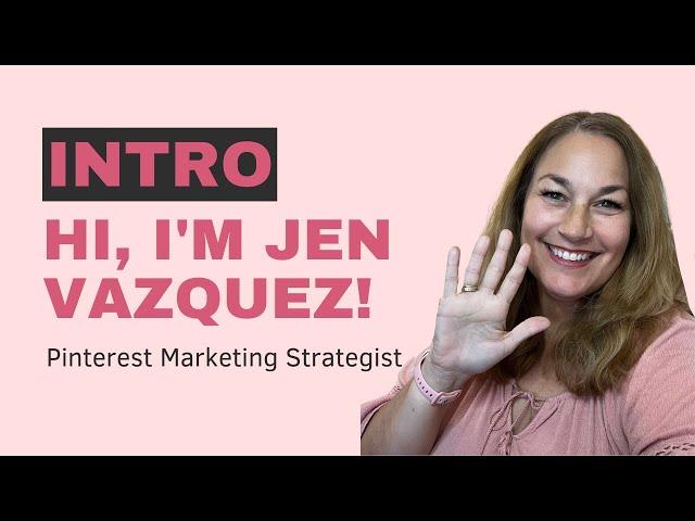 Jen of Jen Vazquez Media, Pinterest Marketing Strategist