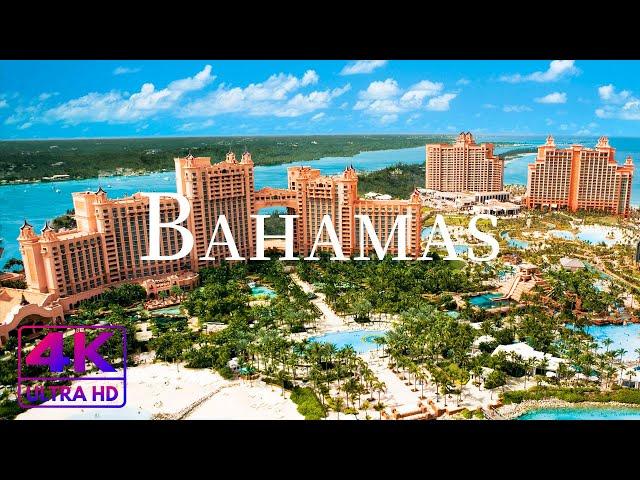 FLYING OVER BAHAMAS ( 4K UHD ) • Stunning Footage, Scenic Relaxation Film with Calming Music