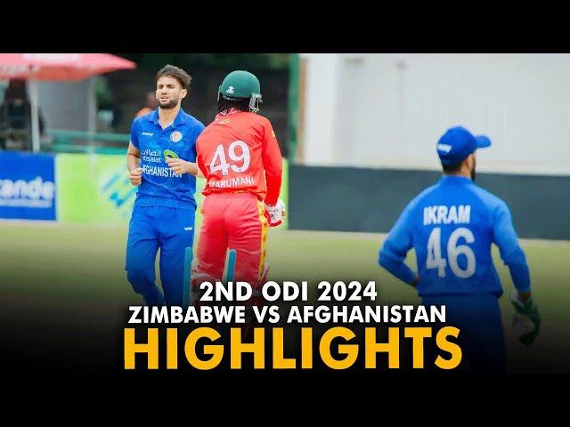 Full Highlights | Zimbabwe vs Afghanistan | 2nd ODI, 2024