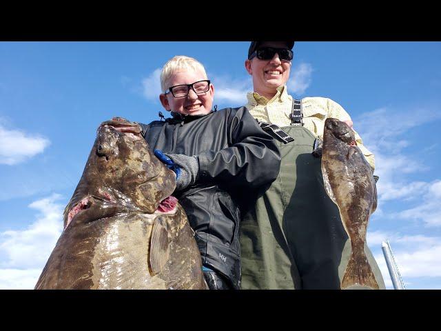 Halibut Catch & Cook - Catching Halibut with Light Tackle (+1,000,000 flounders!)