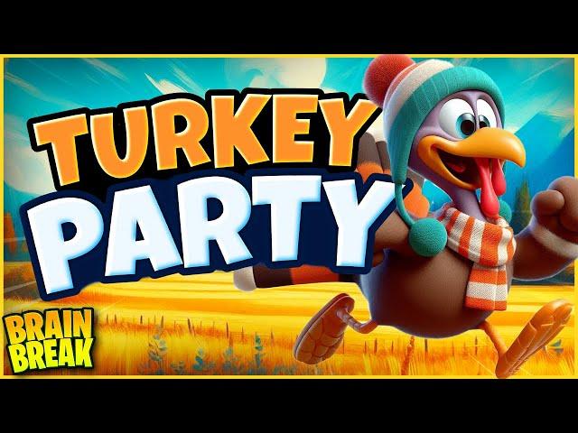 Thanksgiving Brain Break Party  Freeze Dance & Run  Floor is Lava  Just Dance Mario Challenge