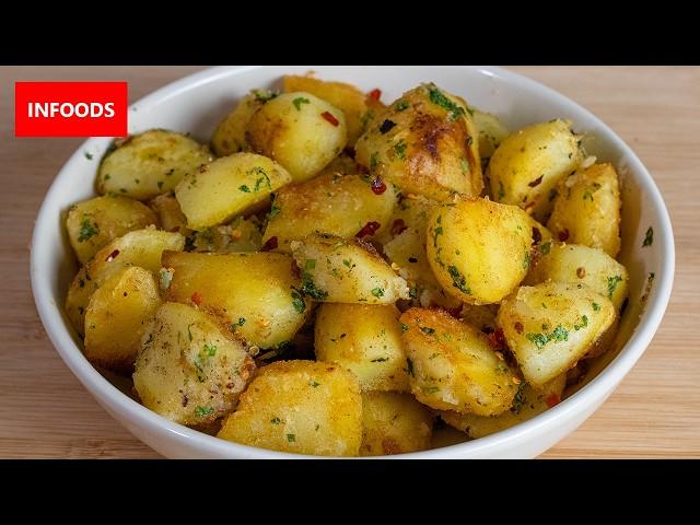 Roasted Potatoes Recipe | How to Cook Roasted Potatoes | Infoods