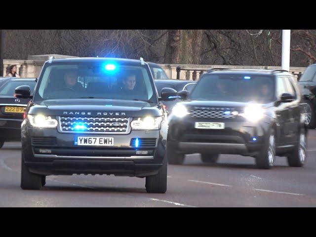 **YO BLUELIGHTSPOTTER** | SEG escort a VIP to Clarence House + two Close Protection Unit's respond