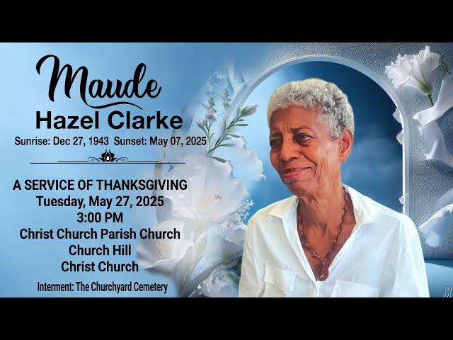 Celebrating the life of Maude Clarke