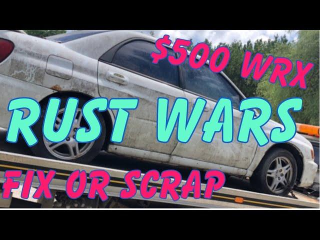 2002 Subaru WRX - Full Restoration - Part 1 #trashpanda