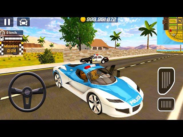 4K Direksiyonlu polis arabası oyunu 3D #28 Police Drift Car Driving || Android Gameplay 4K