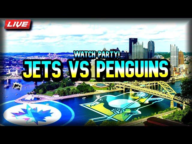 Winnipeg Jets Vs Pittsburgh Penguins LIVE | NHL Play By Play & Watch Party