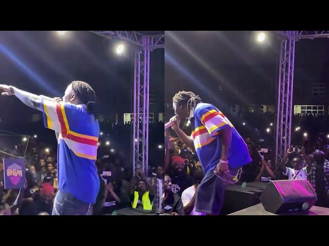 Stonebwoy massive performance at Winneba Campus #stonebwoy #bhim #mx24gh #winneba #uew #tango