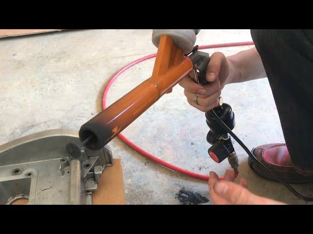 “tips” on POWDER COATING with the central electric harbor freight system