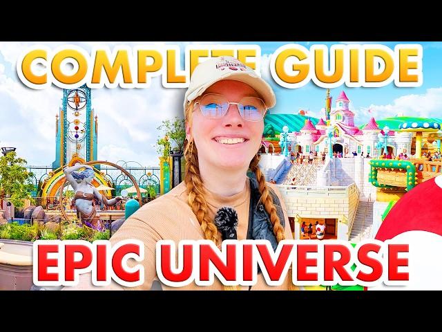 COMPLETE GUIDE to Epic Universe -- Universal Orlando Theme Park Tour