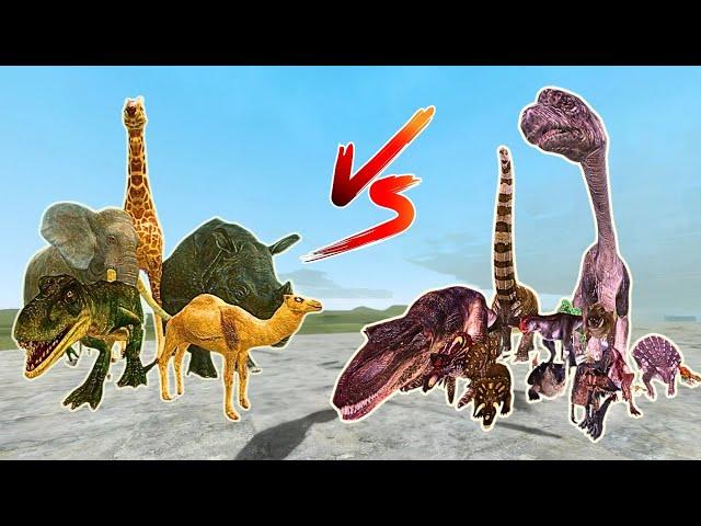 ZOOCHOSIS ANIMALS VS DINOSAUR IN GARRY'S MOD