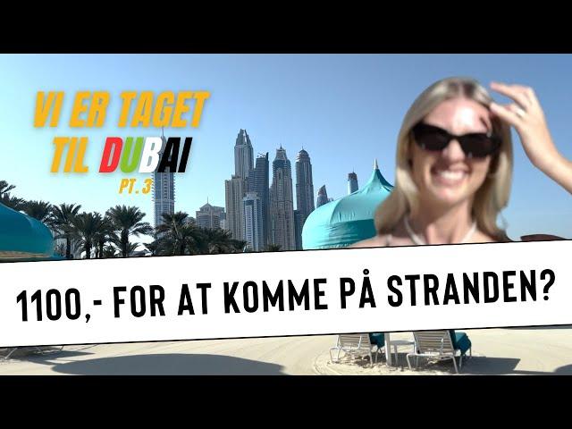 1100KR FOR AT KOMME PÅ STRANDEN I DUBAI?!