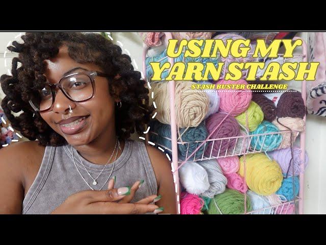 ONLY USING MY YARN STASH ( pt 2) #crochetting #vlog