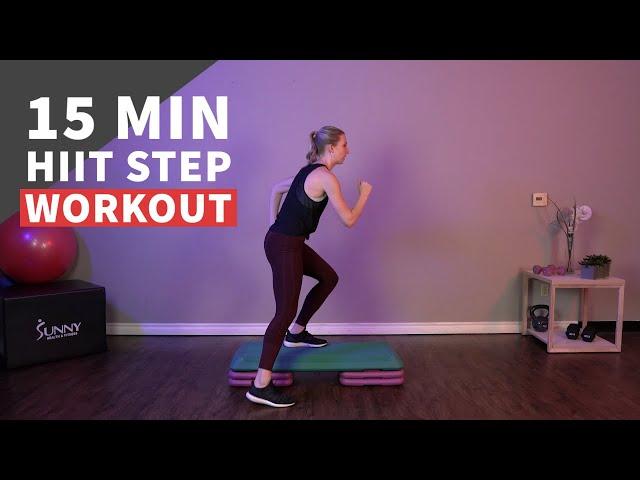 15 Min HIIT Step Workout for Beginners