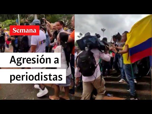 Periodistas fueron expulsados de marcha petrista | Semana noticias