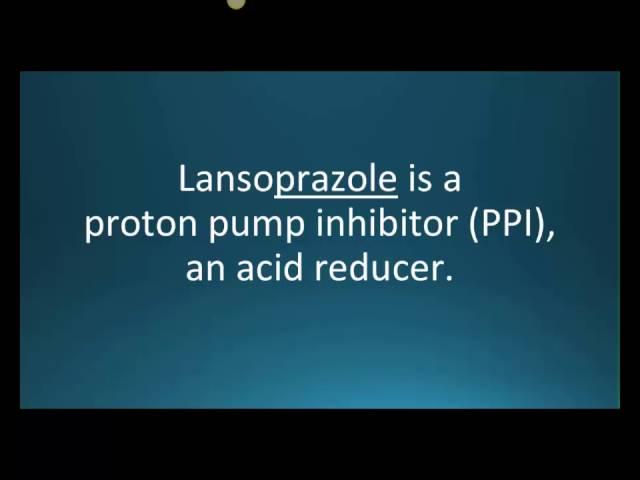 How to pronounce lansoprazole (Prevacid) (Memorizing Pharmacology Flashcard)