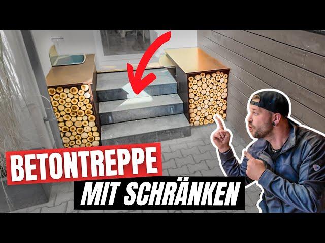 Treppe SELBER bauen ⎜Blockstufen mal anders setzten 