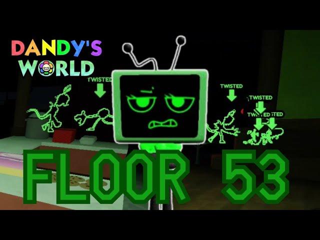 Vee Run (Floors 44-53) | All Mains In One Floor + Blackout! | Dandy's World