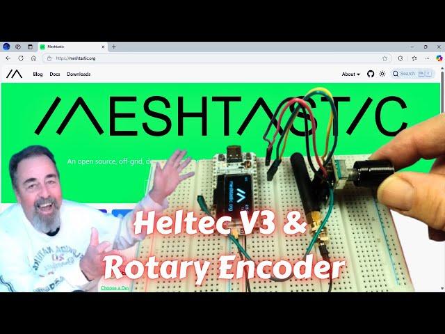 Heltec V3 Rotary Encoder with Meshtastic