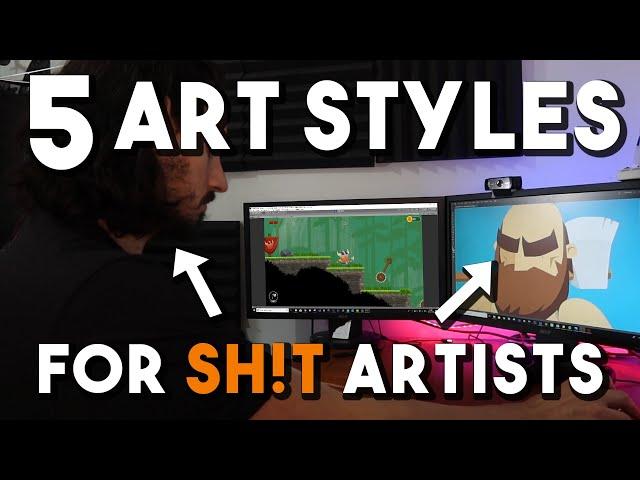 5 GREAT Game Art Styles for BAD Artists