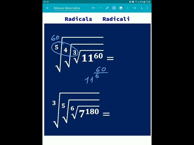 Radicals, Radicali  #maths #mathematics #mathstricks #matematica #matematika#radicali #surds