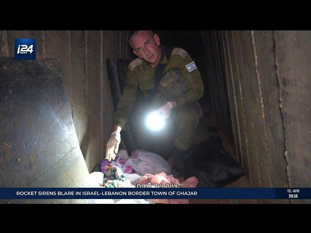 IDF reveals terror tunnel where 6 Israeli hostages were murdered