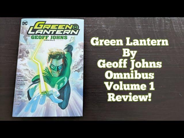 Green Lantern By Geoff Johns Omnibus Volume 1 Review