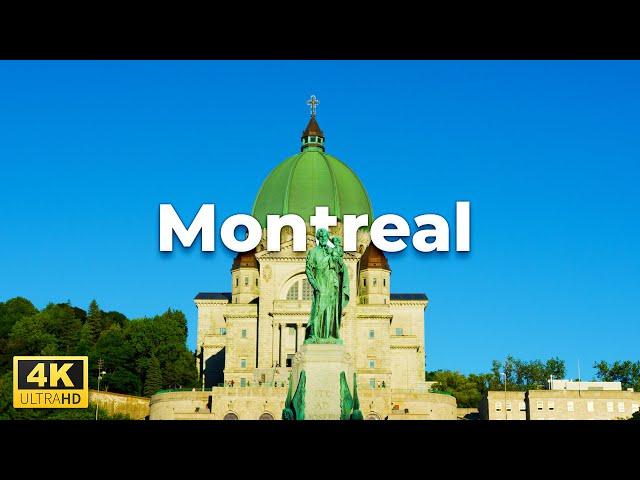 Watch Montreal, Canada in 4K Video Ultra HD with Relaxing Music