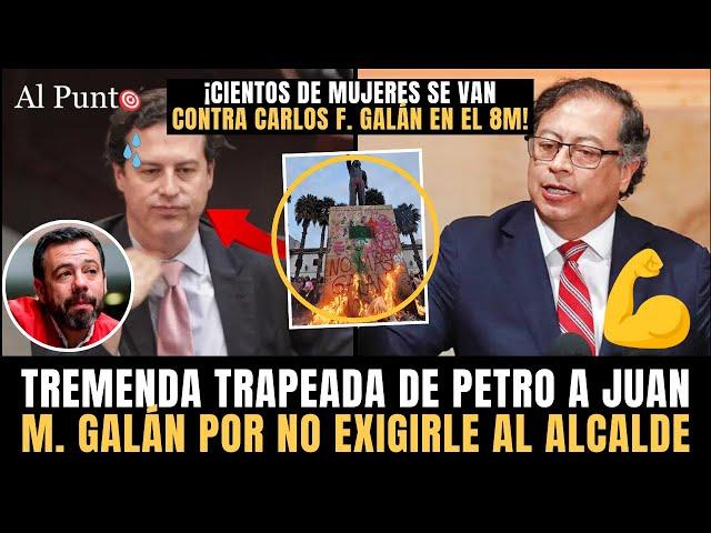 ¡Qué RIDÍCULO! Petro TRAPEÓ con Juan M. Galán por NO EXIGIRLE gestión al Alcalde de Bogotá!