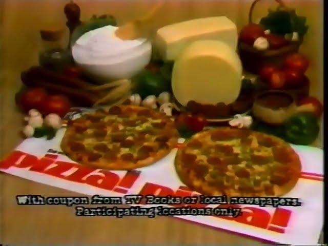 1980 Detroit Commercial: Little Caesar's Pizza Pizza; Enough for the Whole Family