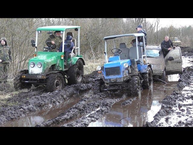 Homemade 4x4 tractors against off-road vehicles!!!  You've never seen such an off-road!