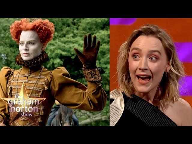 Saoirse Ronan & Margot Robbie Hid From Each Other On The Mary Queen of Scots Set