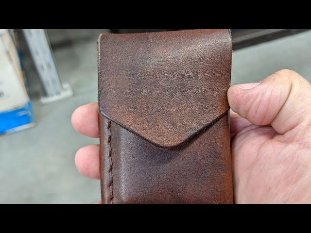 One month review of the JJ LEATHERSMITH Lucais Minimalist Leather Wallet