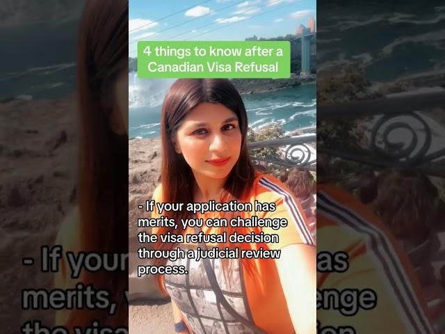 4 things to know after a visit visa Refusal #immigratetocanada #canadavisitorvisa