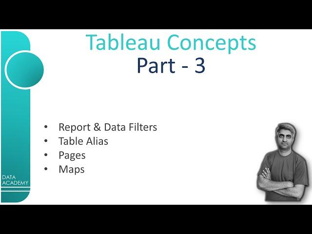 Learn basics of Tableau - Part 3 | #DataAcademy | #BinduKumar