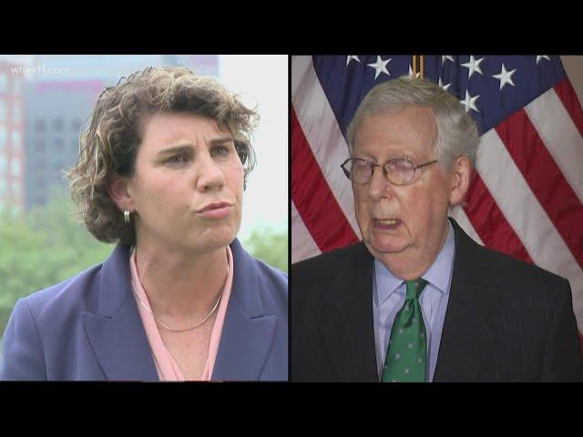 McConnell, McGrath square  off during only televised Kentucky Senate debate