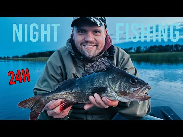 NORTHERN PIKE 24H NIGHT FISHING MARATHON IN BABITES LAKE WITH BIG BAIT AND JERKBAIT+USA MRE22 REVIEW