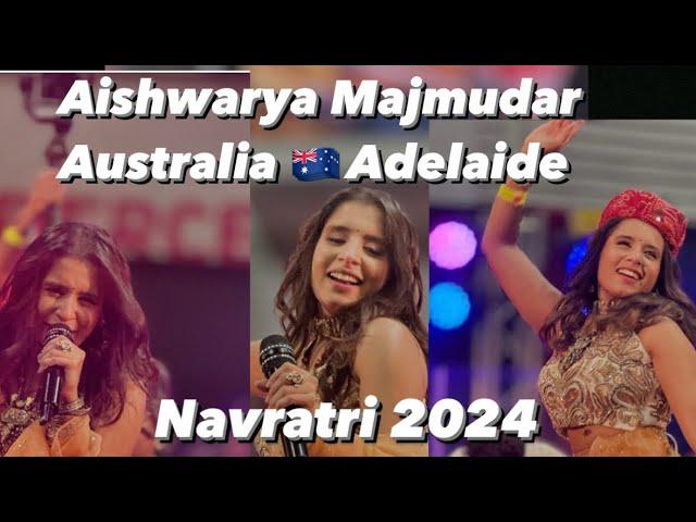 Aishwarya Majmudar Australia  Adelaide - Rangtaali 2024 | World Biggest Premium Navratri 2024 |