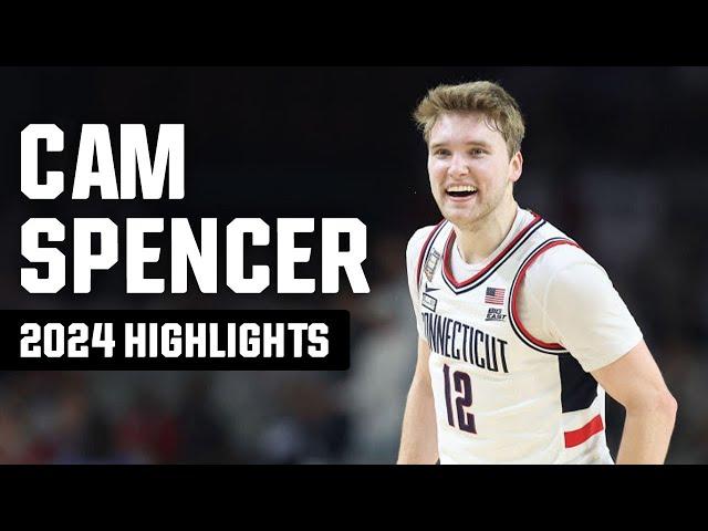 Cam Spencer 2024 NCAA tournament highlights