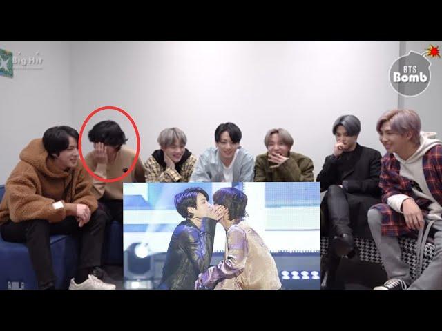 BTS Reaction to Vkook [V&Jungkook] Sweet Moments  fmv 