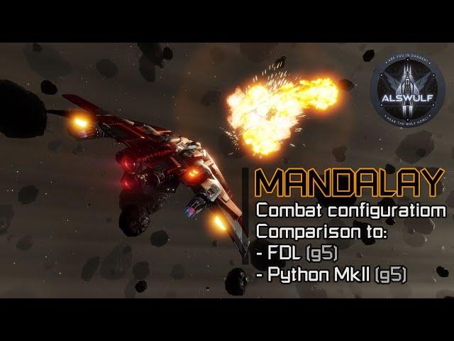 Elite Dangerous | Mandalay: combat build. Comparison to engineered FDL/Python MkII. Missions check