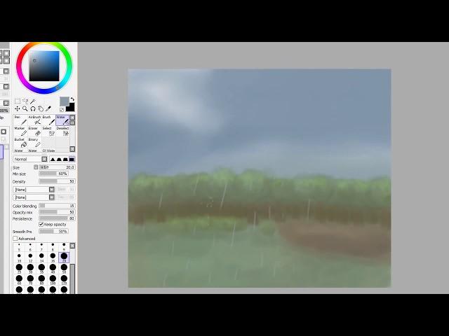 Speed Painting: Rain