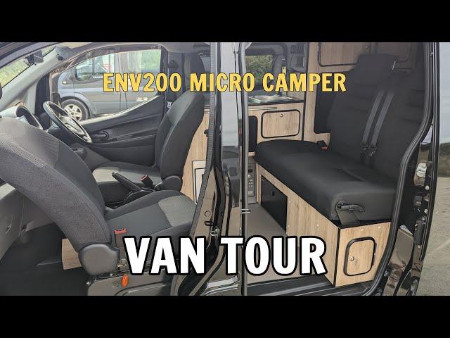 Fully Electric Campervan Tour - Van Tour of Our 2020 Nissan eNV200 40kWh Micro EV Camper