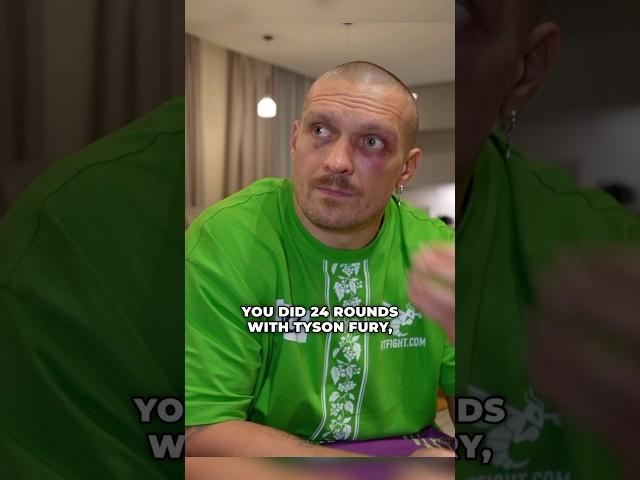 USYK REVEALS WINNER OF TYSON FURY vs ANTHONY JOSHUA