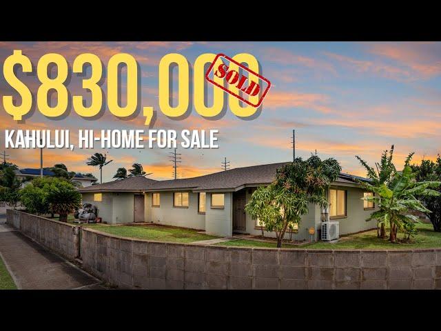 Beautiful Maui Real Estate Home for sale In 144 Puukani St,Kahului,HI, Real Estate Video Tour!(SOLD)