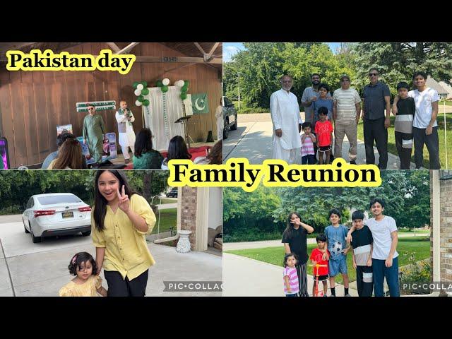 Family Aye Hajj ki mubarak baat k liye| 14th August Party | Routine in USA