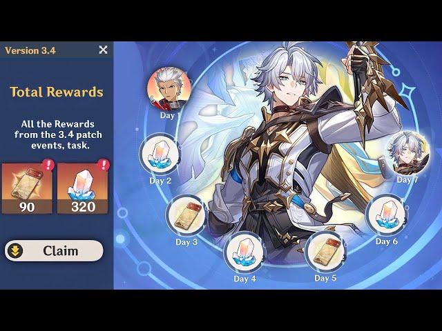 NEW UPDATE! F2P PLAYERS CAN GET OVER 90 FREE PULLS IN 3.4 - Honkai: Star Rail