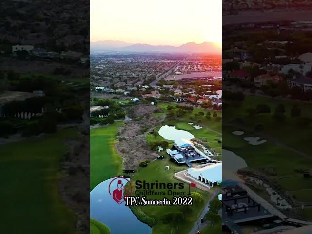 Breathtaking Sunrise Over Exclusive Las Vegas Golf Course.  Shriners Open 2022 PGA