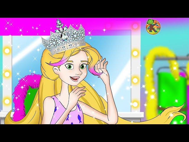 Princesa Rapunzel - 2 Empregos Diferentes | KONDOSAN em Português | Contos de Fadas Infantis