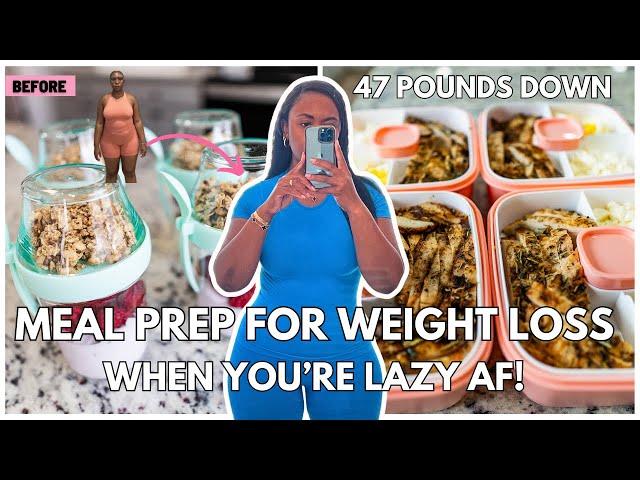 THE EASIEST 30 MINUTE MEAL PREP! Beat Diet Boredom: Simple Meal Prep Recipes for Weight Loss